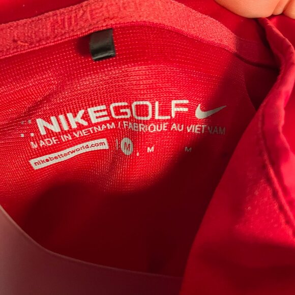 Nike Golf Mens 1/4 zip short sleeve Medium - Picture 4 of 4